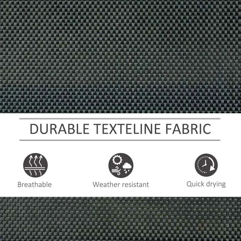 Outsunny 3-Seat Glider Rocking Garden Bench For 3 People - Texteline - 84B-531 4 Outsunny 3-Seat Glider Rocking Garden Bench For 3 People - Texteline - 84B-531 - Image 4