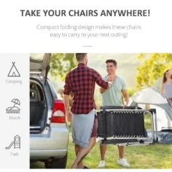 Outsunny 2-Piece Reclining Sun Lounger Set - Grey - 84B-536V70LG -OUTSUNNY Sales Shop o u outsunny 84b 536v70lg 3