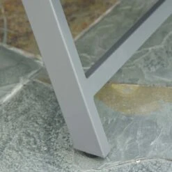 Outsunny 6-Seater Metal Garden Furniture Set / Sun Lounger- Grey - 84B-557V70 -OUTSUNNY Sales Shop o u outsunny 84b 557v70 8