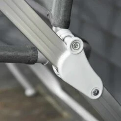 Outsunny Set Of 2 Foldable Padded Garden Chairs - Grey - 84B-566V01 -OUTSUNNY Sales Shop o u outsunny 84b 566v01 2