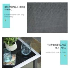 Outsunny 3 Piece Sun Lounger Set With Table - Black - 84B-570SR -OUTSUNNY Sales Shop o u outsunny 84b 570sr 4