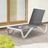 Outsunny Reclining Sun Lounger - Grey - 84B-595GY 20 Outsunny Reclining Sun Lounger - Grey - 84B-595GY -OUTSUNNY Sales Shop o u outsunny 84b 595gy