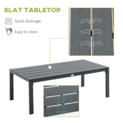 Outsunny 4-Seater Metal Garden Furniture Set - Grey - 84B-642V70CF -OUTSUNNY Sales Shop o u outsunny 84b 642v70cf 4