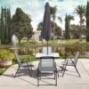 Outsunny 5 Piece Garden Furniture Dining Set - Black - 84B-697GY -OUTSUNNY Sales Shop o u outsunny 84b 697gy