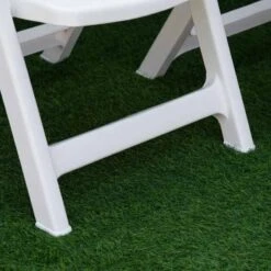 Outsunny Set Of 2 4-Position Backrest Folding Chairs - White - 84B-715 15 Outsunny Set Of 2 4-Position Backrest Folding Chairs - White - 84B-715 -OUTSUNNY Sales Shop o u outsunny 84b 715 bottom