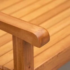 Outsunny 2-Seater Wooden Garden Bench - Natural - 84B-738ND -OUTSUNNY Sales Shop o u outsunny 84b 738nd 6