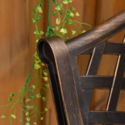 Outsunny 2-Seater Aluminium Garden Bench - Bronze - 84B-744 -OUTSUNNY Sales Shop o u outsunny 84b 744 5