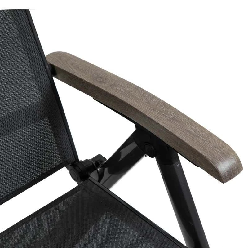 Outsunny Reclining Sun Lounger - Grey - 84B-792CG 8 Outsunny Reclining Sun Lounger - Grey - 84B-792CG - Image 8