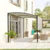 Outsunny 3 X 2.5m Pergola Gazebo Door Canopy With Extended Shelter - Cream White - 84C-135 -OUTSUNNY Sales Shop o u outsunny 84c 135