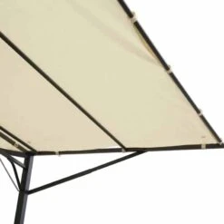 Outsunny 3 X 2.5m Pergola Gazebo Door Canopy With Extended Shelter - Cream White - 84C-135 -OUTSUNNY Sales Shop o u outsunny 84c 135 extended