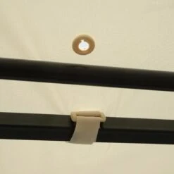 Outsunny 3 X 2.5m Pergola Gazebo Door Canopy With Extended Shelter - Cream White - 84C-135 -OUTSUNNY Sales Shop o u outsunny 84c 135 hole