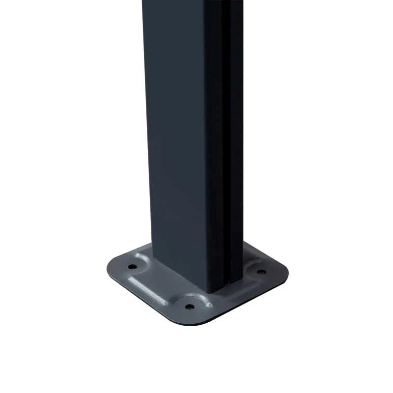 Outsunny 4.35 X 3m Outdoor Patio Gazebo Pergola With Aluminum Post & PC Roof - Grey - 84C-182 7 Outsunny 4.35 X 3m Outdoor Patio Gazebo Pergola With Aluminum Post & PC Roof - Grey - 84C-182 - Image 7