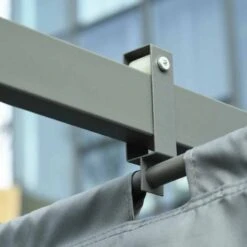 Outsunny 3.6 X 3m Retractable Pergola Gazebo Garden Canopy With Curtains - Dark Grey - 84C-199 17 Outsunny 3.6 X 3m Retractable Pergola Gazebo Garden Canopy With Curtains - Dark Grey - 84C-199 -OUTSUNNY Sales Shop o u outsunny 84c 199 slide