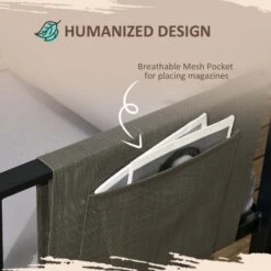 Outsunny 4 Piece Garden Furniture Set - Grey/Black - 84G-049V70LG -OUTSUNNY Sales Shop o u outsunny 84g 049v70lg 3