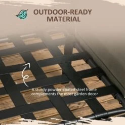 Outsunny 4 Piece Garden Furniture Set - Grey/Black - 84G-049V70LG -OUTSUNNY Sales Shop o u outsunny 84g 049v70lg 6