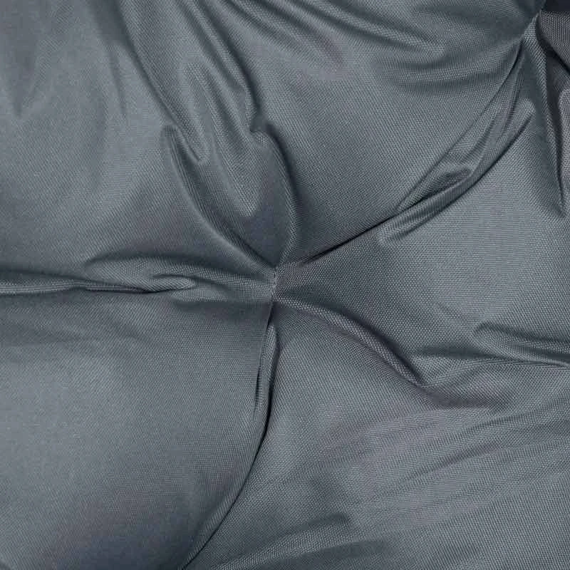 Outsunny Folding Rattan Egg Chair Freestanding - Grey - 84G-057V71GY 7 Outsunny Folding Rattan Egg Chair Freestanding - Grey - 84G-057V71GY - Image 7