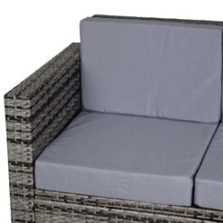 Outsunny Rattan 2 Seater Garden Sofa - Grey - 860-031GY -OUTSUNNY Sales Shop o u outsunny 860 031gy 7