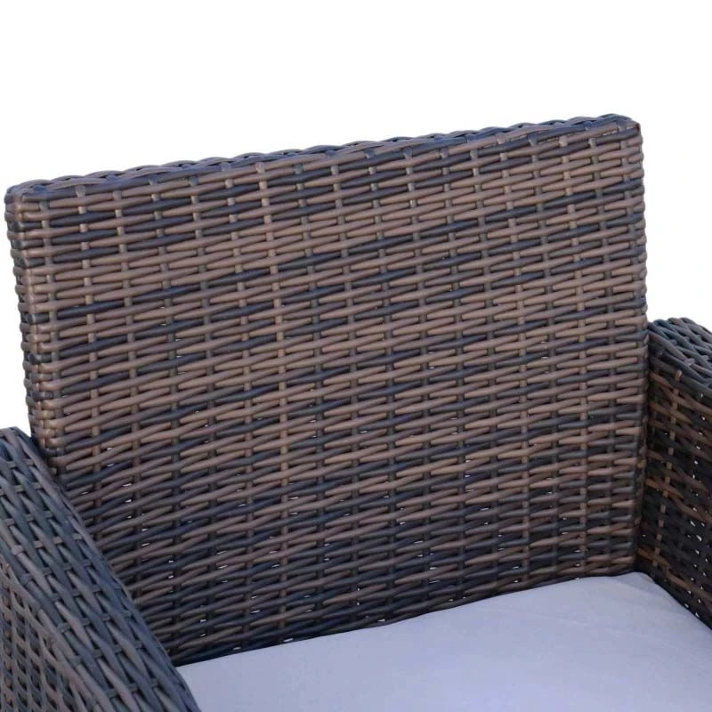 Outsunny 4-Seater Rattan Garden Furniture Set - Brown - 860-064V01BN 8 Outsunny 4-Seater Rattan Garden Furniture Set - Brown - 860-064V01BN - Image 8