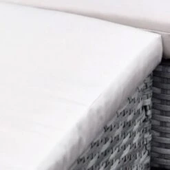 Outsunny 6-Seater Rattan Garden Furniture Set With Cushion - Mixed Grey - 860-093V70 -OUTSUNNY Sales Shop o u outsunny 860 093v70 cushion2