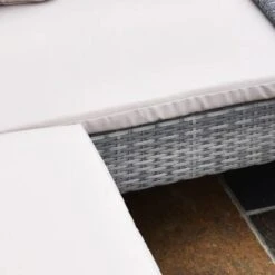 Outsunny 6-Seater Rattan Garden Furniture Set With Cushion - Mixed Grey - 860-093V70 -OUTSUNNY Sales Shop o u outsunny 860 093v70 cushion3