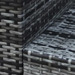 Outsunny Rattan 3 Seater Garden Sofa - Grey - 860-095 -OUTSUNNY Sales Shop o u outsunny 860 095 7