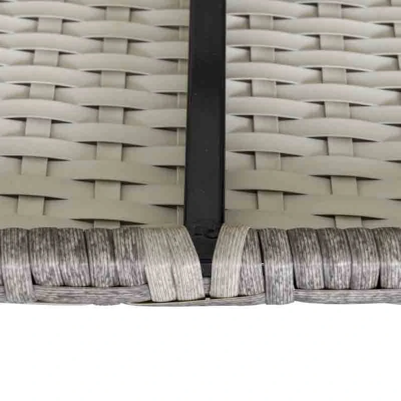 Outsunny Rattan Single Middle Sofa Chair - Light Grey - 860-130 3 Outsunny Rattan Single Middle Sofa Chair - Light Grey - 860-130 - Image 3