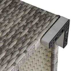 Outsunny PE Rattan Garden Corner Sofa - Grey 860-137GY -OUTSUNNY Sales Shop o u outsunny 860 137gy foot