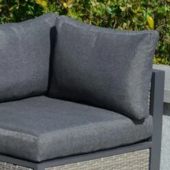 Outsunny 5-Seater Rattan Garden Furniture Set - Grey - 860-181 15 Outsunny 5-Seater Rattan Garden Furniture Set - Grey - 860-181 -OUTSUNNY Sales Shop o u outsunny 860 181 5
