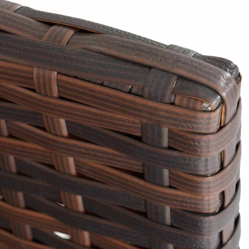 Outsunny 8-Seater Rattan Dining Table & Chairs Set - Brown - 861-028BN 9 Outsunny 8-Seater Rattan Dining Table & Chairs Set - Brown - 861-028BN - Image 9