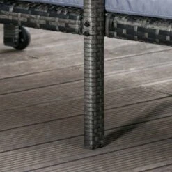 Outsunny Rattan Reclining Sun Lounger - Grey - 862-035V70 16 Outsunny Rattan Reclining Sun Lounger - Grey - 862-035V70 -OUTSUNNY Sales Shop o u outsunny 862 035v70 6