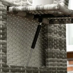 Outsunny 2-Seater Rattan Garden Furniture Set - Grey - 862-057V71GY -OUTSUNNY Sales Shop o u outsunny 862 057v71gy 6