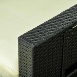 Outsunny 5 Piece Rattan Sun Lounger Set - Black - 862-067V71BK 18 Outsunny 5 Piece Rattan Sun Lounger Set - Black - 862-067V71BK -OUTSUNNY Sales Shop o u outsunny 862 067v71bk 7