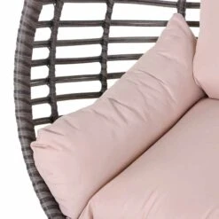 Outsunny PE Teardrop Rattan Egg Chair With Cushions - Beige-Grey - 867-047V70 -OUTSUNNY Sales Shop o u outsunny 867 047v70 5
