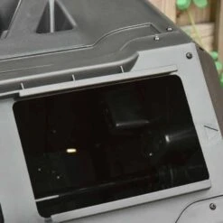 Outsunny 160 Litre Dual Rotating Garden Compost Bin - Black - 845-490BK -OUTSUNNY Sales Shop o u outusnny 845 490bk 9