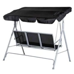 Outsunny Outdoor 3-Seater Swing Chair - Black - 84A-059BK -OUTSUNNY Sales Shop ogs3d61859f731261.jpg