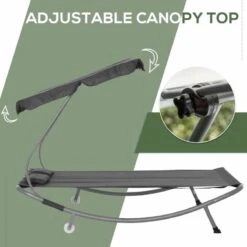 Outsunny Double Hammock Sun Lounger With Canopy - Grey - 84B-174GY -OUTSUNNY Sales Shop olwa091817f1c3a18.jpg