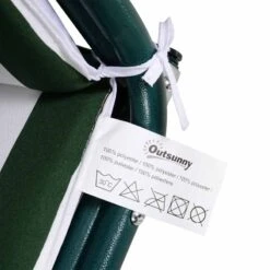 Outsunny 3-Seater Metal Garden Swing Chair - Green - 84A-118 -OUTSUNNY Sales Shop ommeb11859ab184a1.jpg