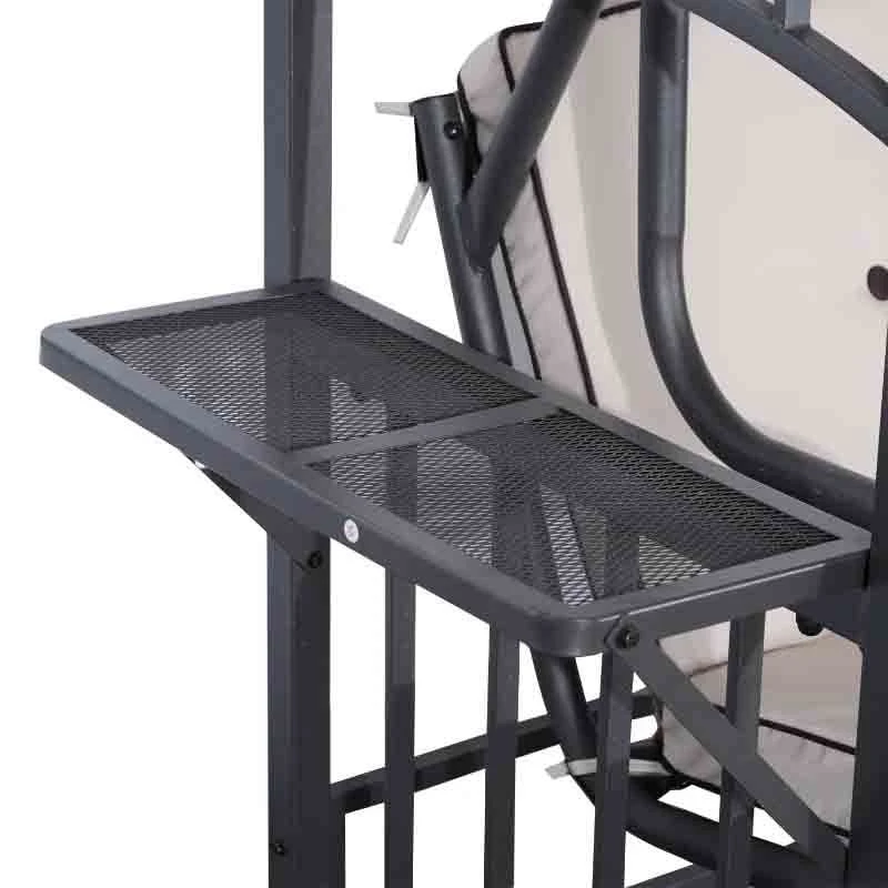 Outsunny 2 Person Padded Garden Swing Chair - Beige - 84A-020 9 Outsunny 2 Person Padded Garden Swing Chair - Beige - 84A-020 - Image 9