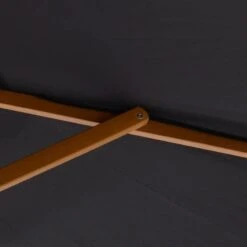 Outsunny 2.5m Wooden Umbrella Parasol - Black - 01-0211 -OUTSUNNY Sales Shop outsunny 01 0211 7