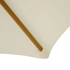Outsunny 2.5 M Wooden Umbrella Parasol - Cream - 01-0212 -OUTSUNNY Sales Shop outsunny 01 0212 7