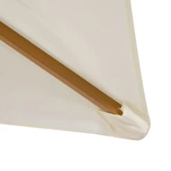 Outsunny 295L X 200W X 255Hcm Wooden Patio Parasol Umbrella - Cream - 01-0215 -OUTSUNNY Sales Shop outsunny 01 0215 7