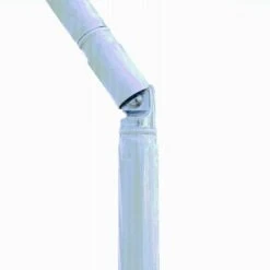 Outsunny Large 1.8m Beach Sun Crank Parasol - Green And White - 01-0220 -OUTSUNNY Sales Shop outsunny 01 0220 8