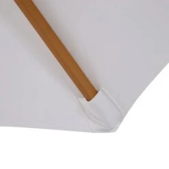 Outsunny Bamboo Parasol - Cream White - 01-0244 -OUTSUNNY Sales Shop outsunny 01 0244 6