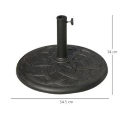 Outsunny Resin Umbrella Base For 38mm To 48mm Poles - Bronze - 01-0413 -OUTSUNNY Sales Shop outsunny 01 0413 2