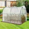 Outsunny Walk-in Greenhouse With Roll-Up Door 200L X 250W X 200Hcm - Transparent - 01-0467 -OUTSUNNY Sales Shop outsunny 01 0467