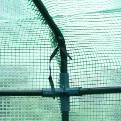 Outsunny Hexagon Walk In Greenhouse With Zip-Up Door 228L X 196W X 215Hcm - Dark Green - 01-0470 -OUTSUNNY Sales Shop outsunny 01 0470 frame