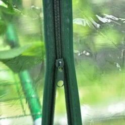 Outsunny Walk In Portable Greenhouse 143L X 143W X 195Hcm - Dark Green - 01-0472 17 Outsunny Walk In Portable Greenhouse 143L X 143W X 195Hcm - Dark Green - 01-0472 -OUTSUNNY Sales Shop outsunny 01 0472 zipper