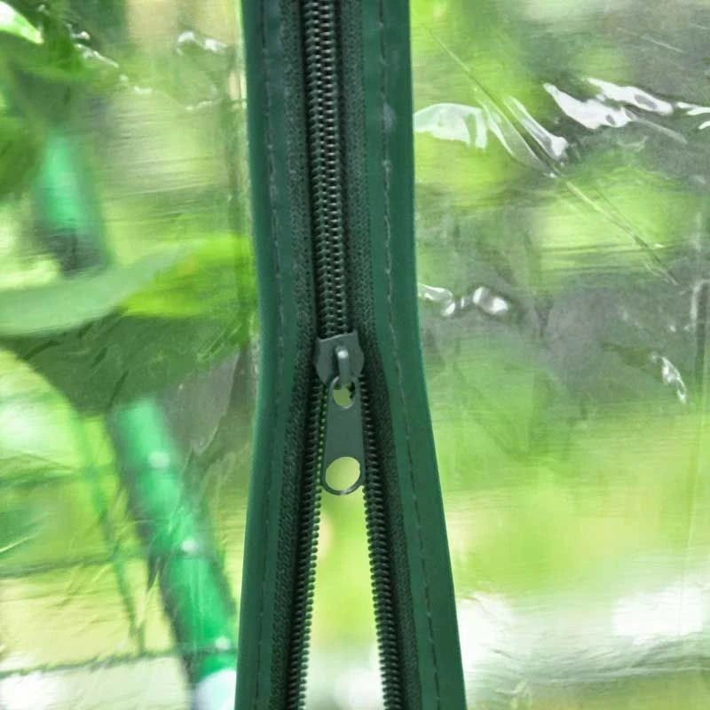 Outsunny Walk In Portable Greenhouse 143L X 143W X 195Hcm - Dark Green - 01-0472 8 Outsunny Walk In Portable Greenhouse 143L X 143W X 195Hcm - Dark Green - 01-0472 - Image 8
