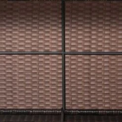 Outsunny Rattan Coffee Table With Glass Table Top - 850mm - Brown - 01-0721 -OUTSUNNY Sales Shop outsunny 01 0721 rattan