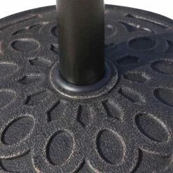 Outsunny Patio Umbrella Stand Parasol Base 14kg Round - Bronze - 01-0898 12 Outsunny Patio Umbrella Stand Parasol Base 14kg Round - Bronze - 01-0898 -OUTSUNNY Sales Shop outsunny 01 0898 7